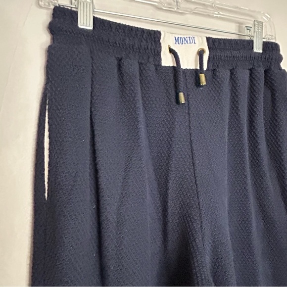 Vintage 1970s Mondi Sports Textured Sporty Rich Navy Track Suit women’s XL - Picture 11 of 14